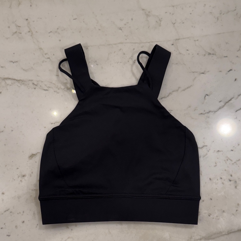 Lululemon Athletica Black Strappy Sports Bra